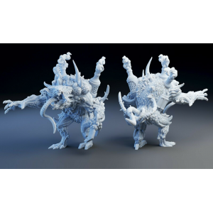 /9th Age Impression 3D Nuée de vermine Unchained clan Mutant rat brute