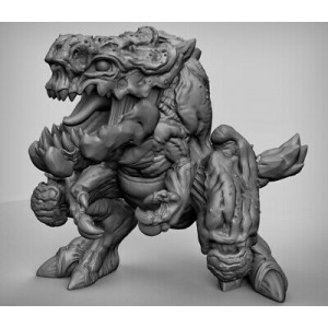 Figurine impréssion 3d 9th age, D&D, jeux de rôle, Kaiju 3