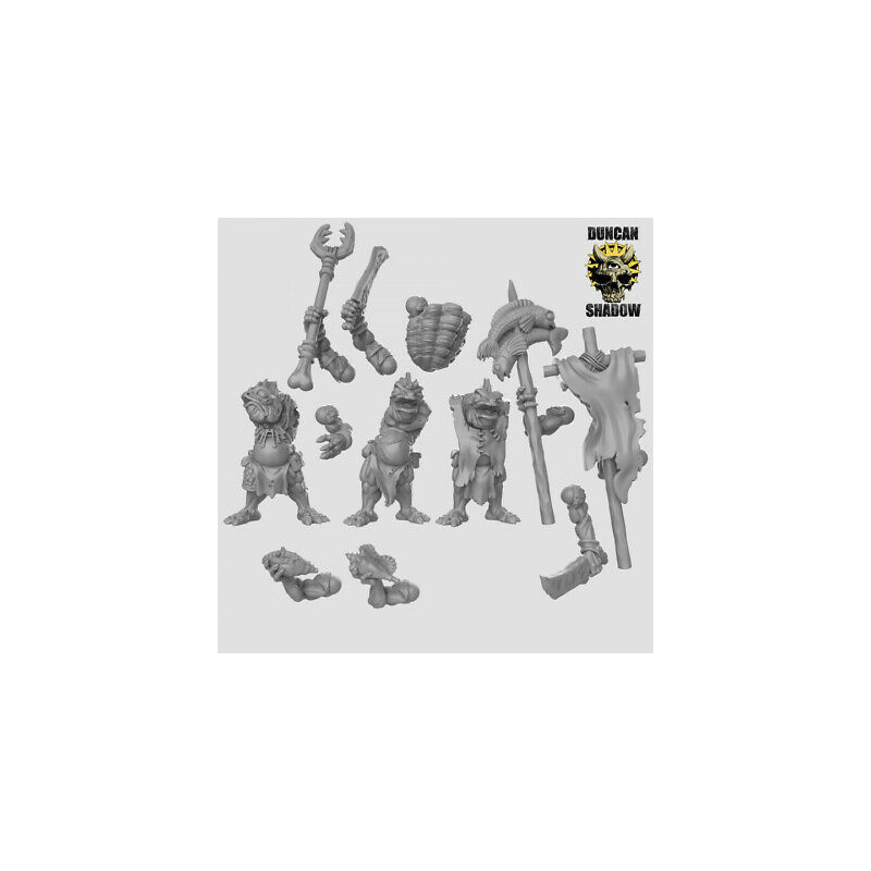 Figurines Anthropomorphes Duncan Shadow – Impression 3D pour Wargames et Jeux de Rôle
