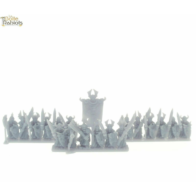 Forest Dragon Minihammer Impression 3D 10mm Undead heavy skeletons warriors 15mm