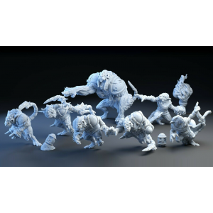 Fantasy Football Ravenous scavengers Team Impréssion 3D résine