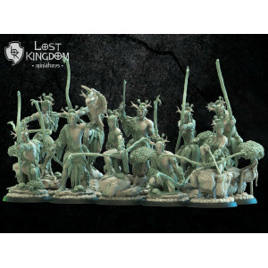 9th Age Impression 3D Wooden Elves Guerriers Archers