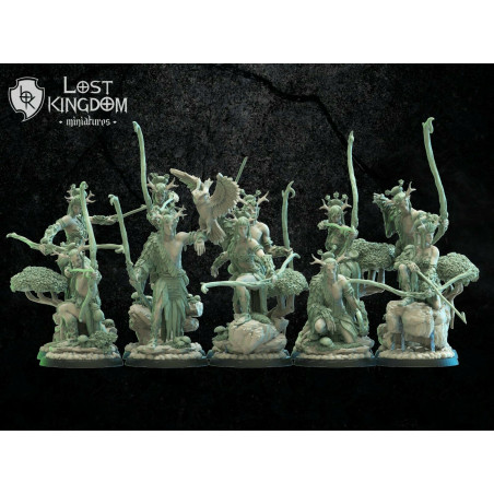 Mori Elves – Elfes Sylvains Tribaux Résine 28/32 mm | Lost Kingdom

