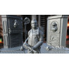 Ghostbuster Diorama figurine imprimée en 3D résine Taille 18cm non peint