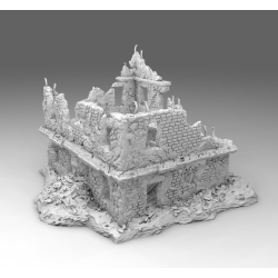 "Ruines WWII - Décors 3D 28mm pour Wargames & Dioramas Historiques"