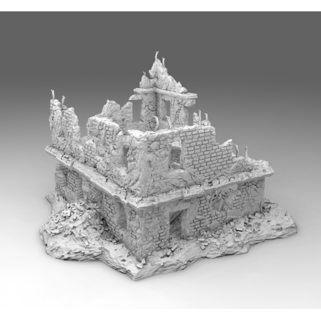 "Ruines WWII - Décors 3D 28mm pour Wargames & Dioramas Historiques"