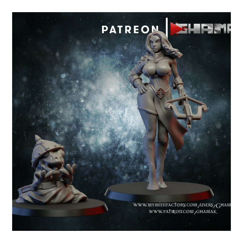 "Armée Humains Ghamak - Figurines & Décors 3D pour Wargames Fantasy"