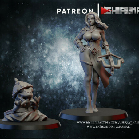 "Armée Humains Ghamak - Figurines & Décors 3D pour Wargames Fantasy"