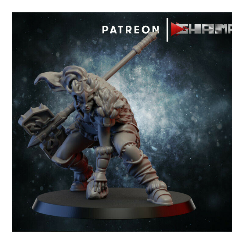 "Armée du Chaos Ghamak - Figurines 3D pour Wargames Fantasy & Batailles Épiques"