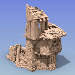 Décors GameScape 3D – Terrain modulaire 28/32 mm en filament

