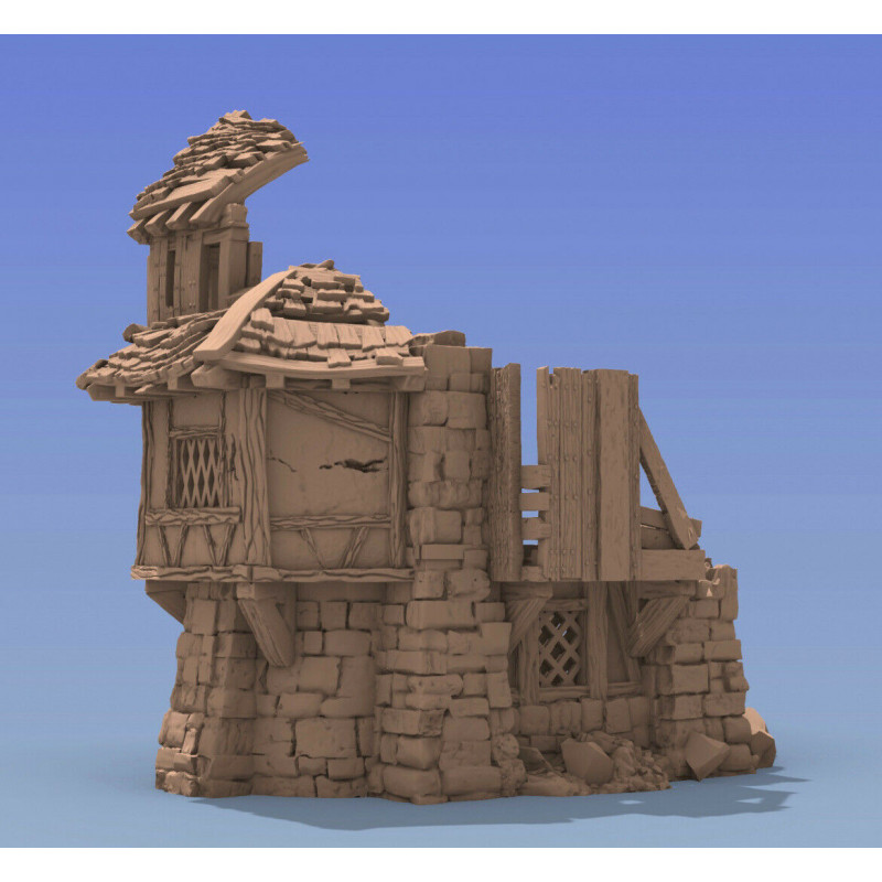 Décors GameScape 3D – Terrain modulaire 28/32 mm en filament

