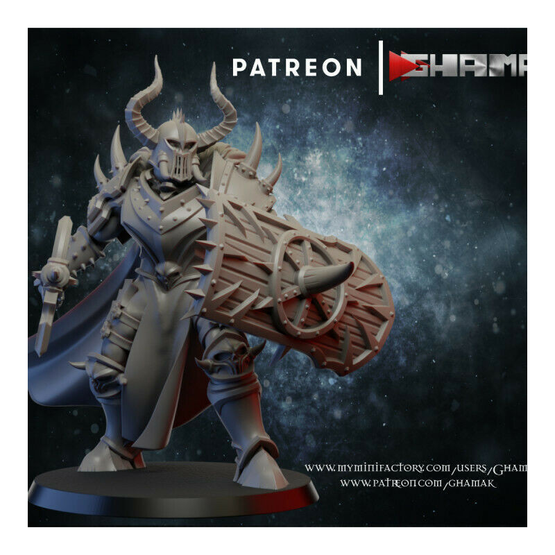 "Armée du Chaos Ghamak - Figurines 3D pour Wargames Fantasy & Batailles Épiques"