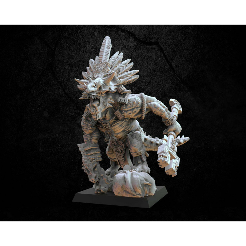 Guerriers Cuetzpal – Figurines Résine Fantasy 28mm | The Lost Kingdom

