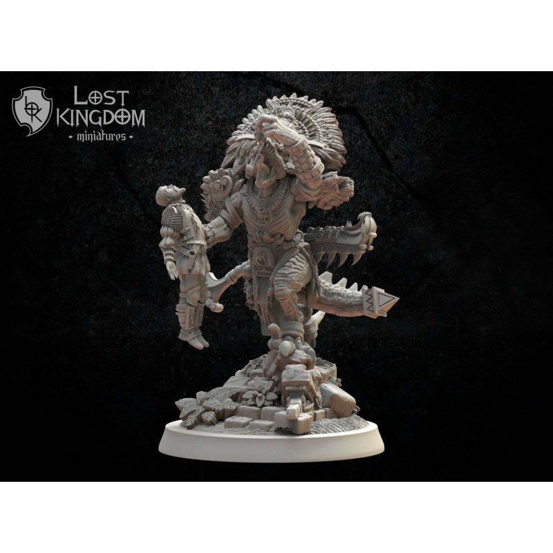 Guerriers Cuetzpal – Figurines Résine Fantasy 28mm | The Lost Kingdom

