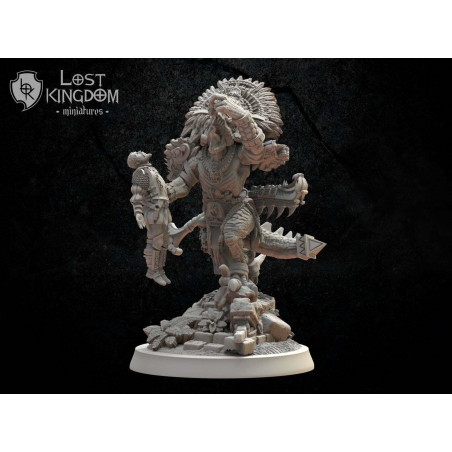 Guerriers Cuetzpal – Figurines Résine Fantasy 28mm | The Lost Kingdom


