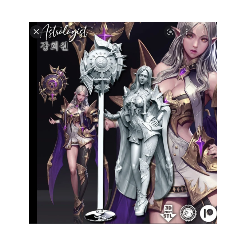 Impression 3D Figurines RN Studio Astrologa