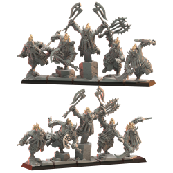 Figurines Nains du chaos imprimées en 3D