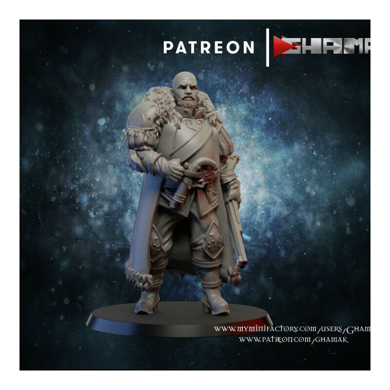 "Armée Humains Ghamak - Figurines & Décors 3D pour Wargames Fantasy"