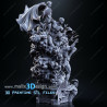 Justice league imprimée en 3D resineJustice league impression 3D resine, taille 18cm par perso ( non peint ) (non peint)