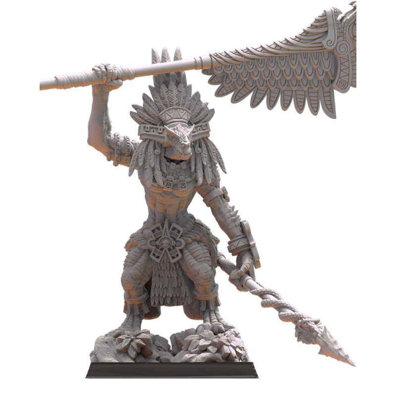Guerriers Cuetzpal – Figurines Résine Fantasy 28mm | The Lost Kingdom

