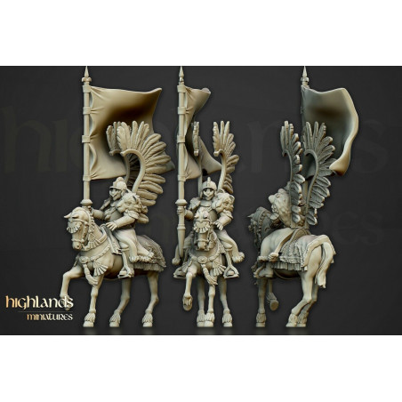 Higland Miniature Sunland-Cavaliers ailés