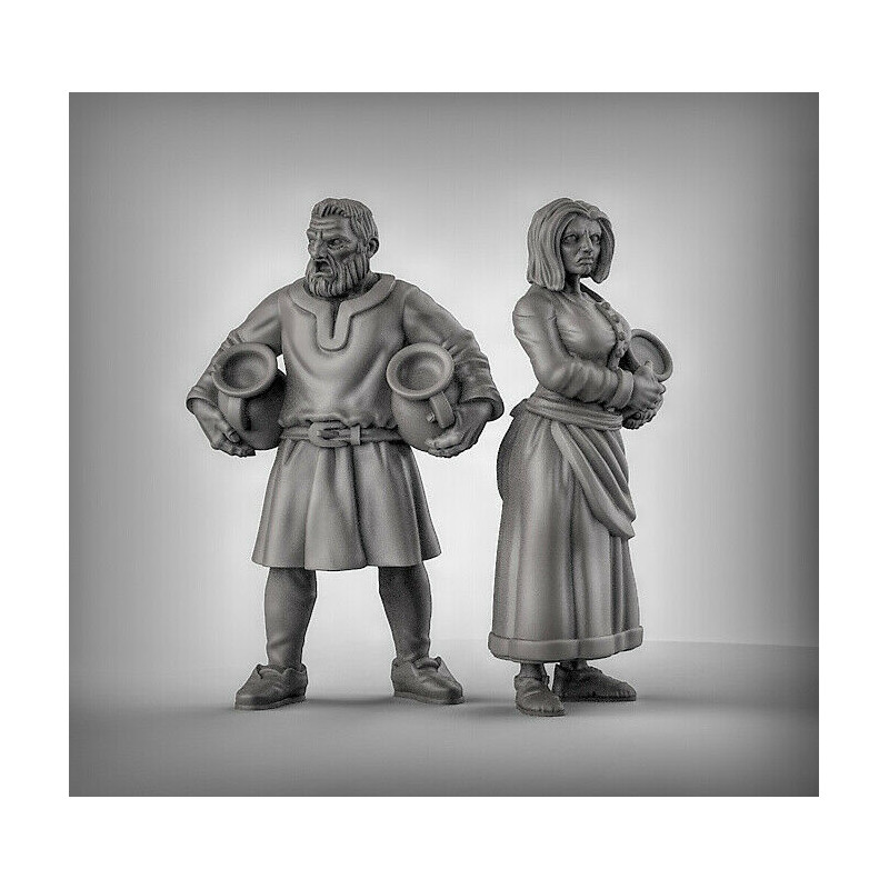 "Figurines Humains Duncan Shadow - Gamme Old School 28/30mm pour Wargames & JDR"


