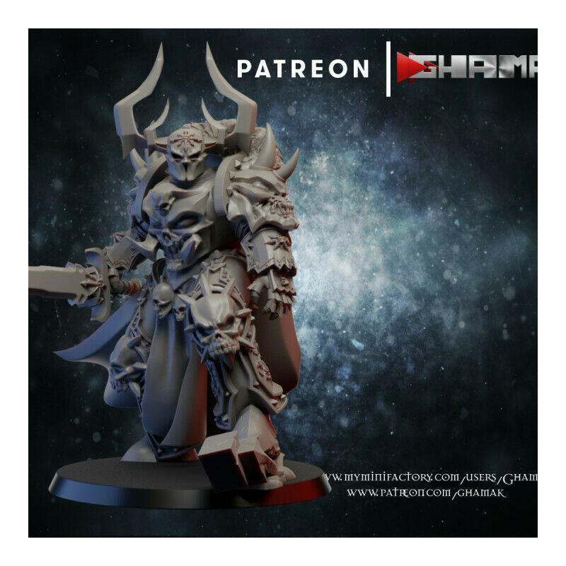 "Armée du Chaos Ghamak - Figurines 3D pour Wargames Fantasy & Batailles Épiques"
