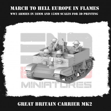 Véhicules Anglais – Seconde Guerre mondiale | Tanks et Véhicules Résine – La Boîte à Rabiots

