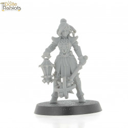 3D figurine 28mm Jeux de Rôle/9th age/Cthulu-Guerriere masse lanterne