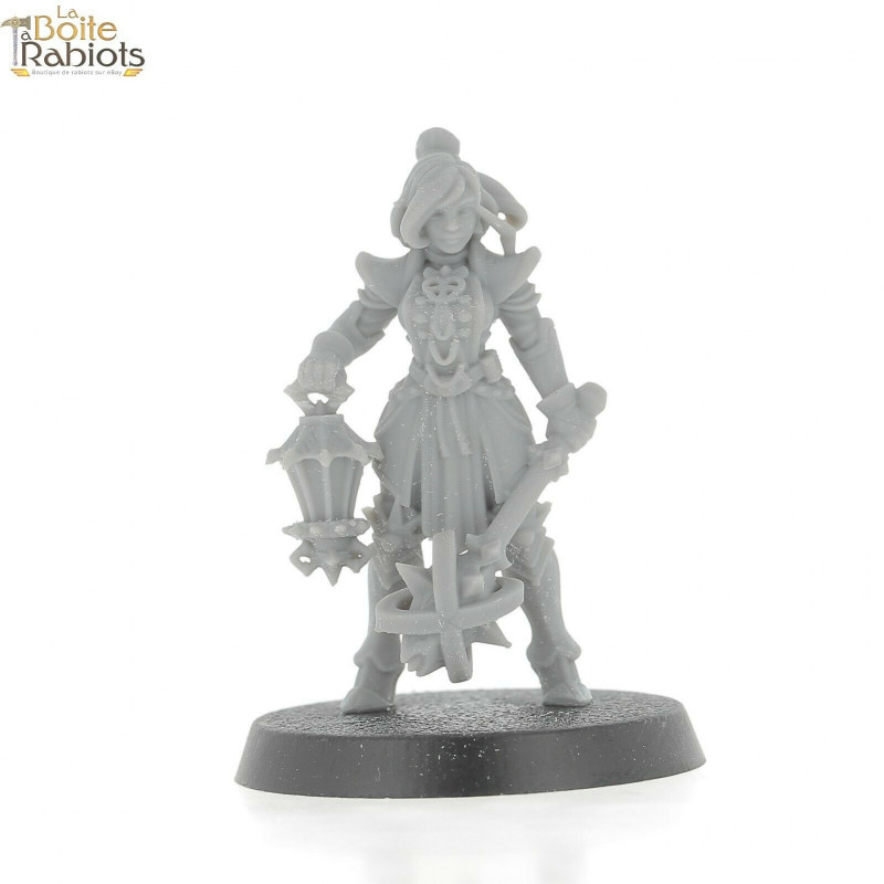 3D figurine 28mm Jeux de Rôle/9th age/Cthulu-Guerriere masse lanterne