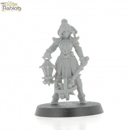 3D figurine 28mm Jeux de Rôle/9th age/Cthulu-Guerriere masse lanterne