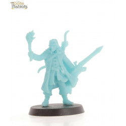 3D figurine 28mm Jeux de Rôle//9th age/Cthulu-Middle hearth humain feu
