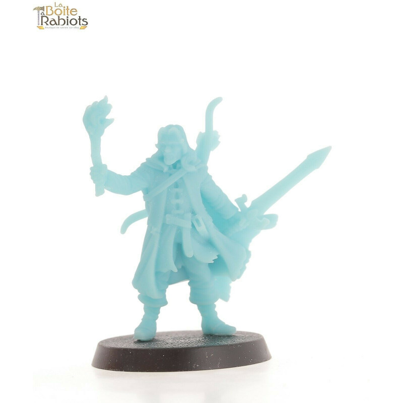 3D figurine 28mm Jeux de Rôle//9th age/Cthulu-Middle hearth humain feu