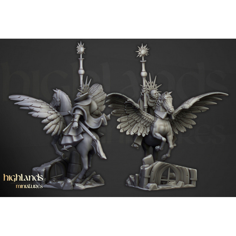 Higland Miniature Sunland - High Mage on PegasusHigland Miniature Sunland - High Mage on Pegasus