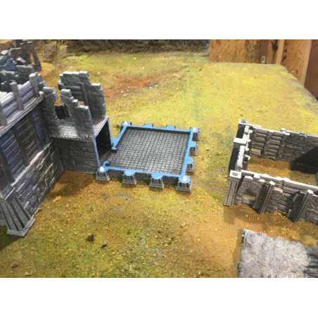 Décors GameScape 3D – Terrain modulaire 28/32 mm en filament

