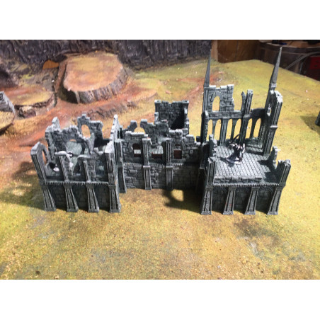 Décors GameScape 3D – Terrain modulaire 28/32 mm en filament

