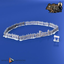 Palissade en bois impréssion 3D compatible  10mm
