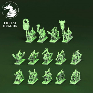Forest dragon 3D Ancien...