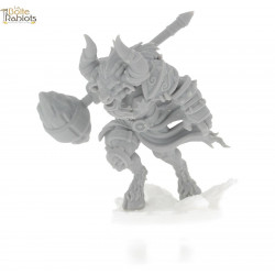 3D figurine 28mm Jeux de tôle/9th age/Cthulu-Minotaure