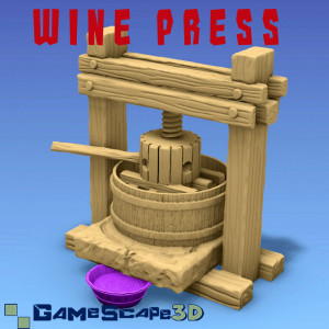 Décor Gamescape 3D Wine press
