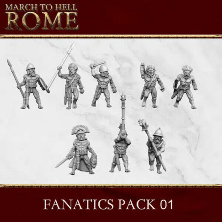  Figurines Celtes 28 mm – Résine 3D Breed Miniatures