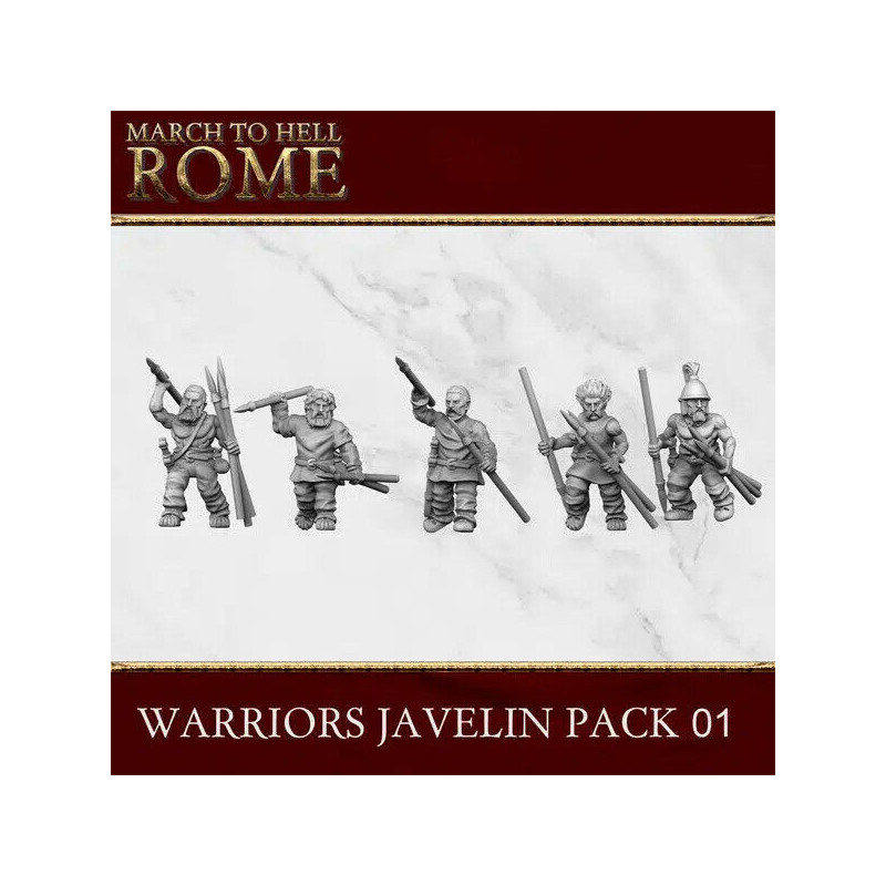 Figurines Celtes 28 mm – Résine 3D Breed Miniatures