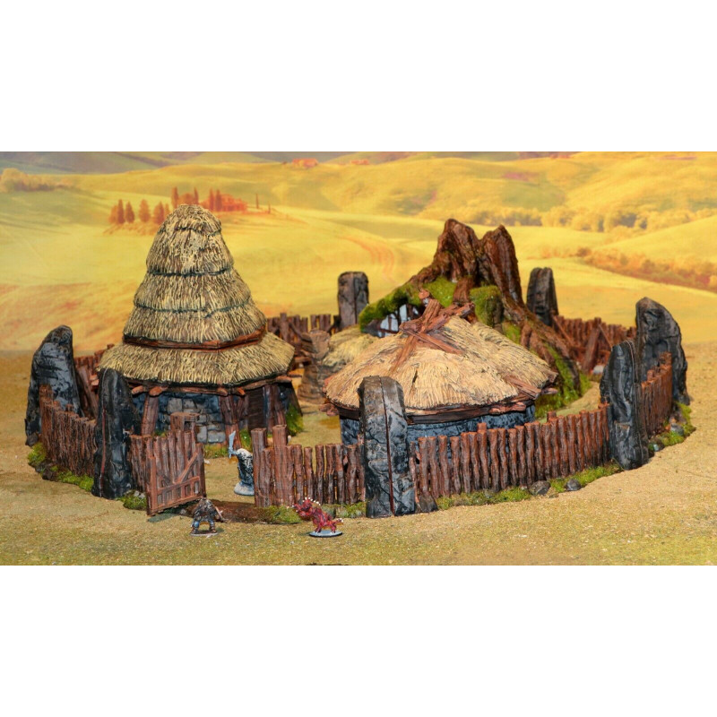 Décors GameScape 3D – Terrain modulaire 28/32 mm en filament

