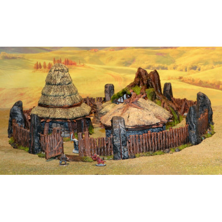 Décors GameScape 3D – Terrain modulaire 28/32 mm en filament

