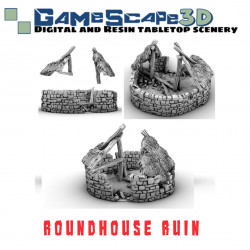 Décors GameScape 3D – Terrain modulaire 28/32 mm en filament

