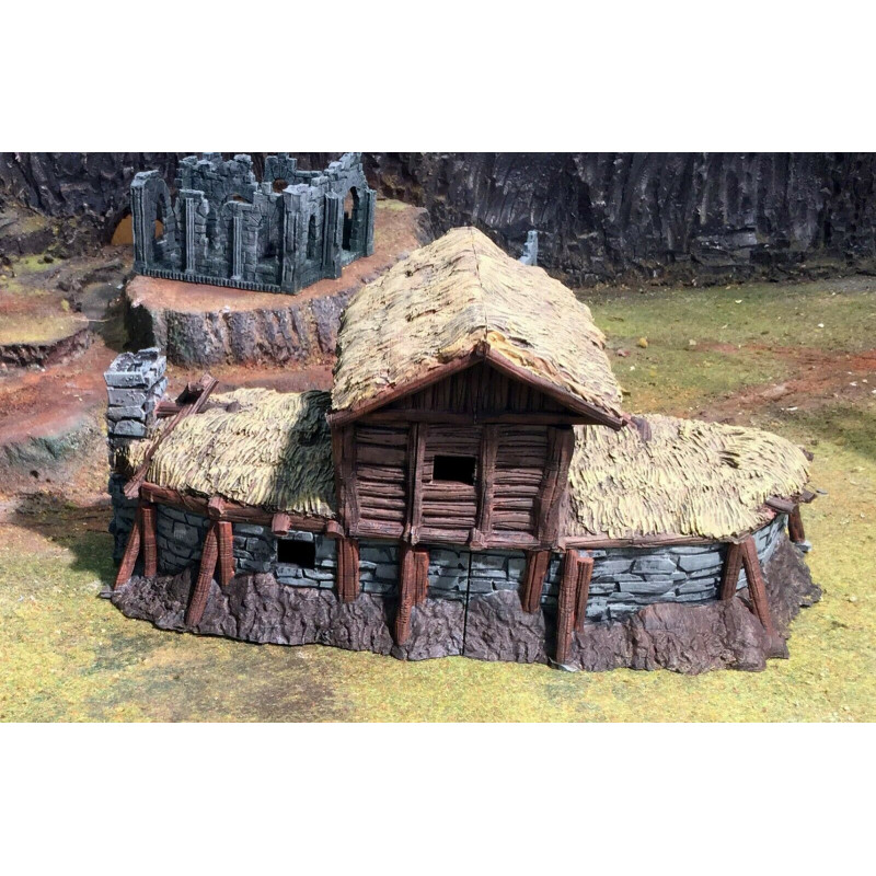 Décors GameScape 3D – Terrain modulaire 28/32 mm en filament

