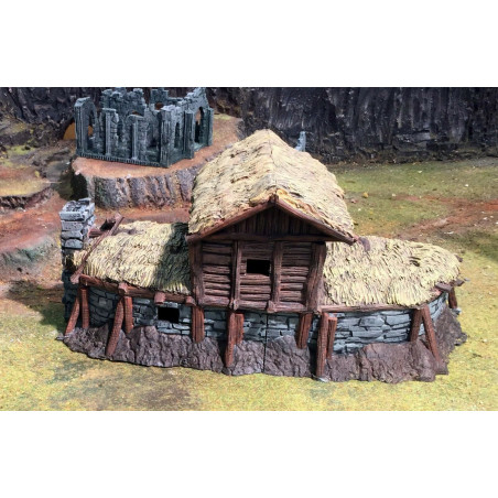 Décors GameScape 3D – Terrain modulaire 28/32 mm en filament

