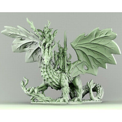 Forest Dragon impréssion 3d Wood elves- Dragon soeurs jumelles-Echelle 15mm
