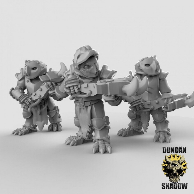 Figurines Anthropomorphes Duncan Shadow – Impression 3D pour Wargames et Jeux de Rôle
