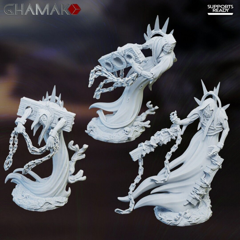 Figurines Morts-Vivants Ghamak – Armées Squelettiques et Horreurs Fantasy en 3D

